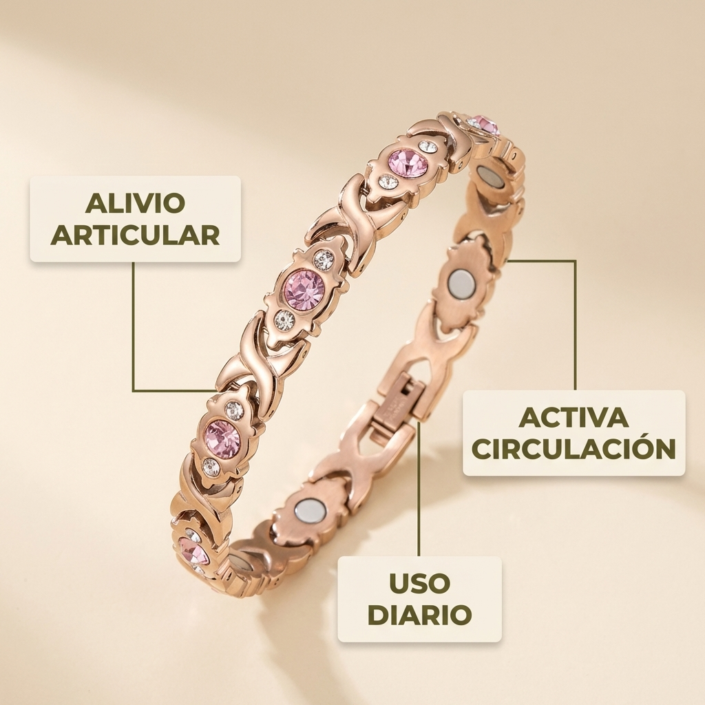 Pulsera Cobre & Imanes – Bienestar Doble (2x1)