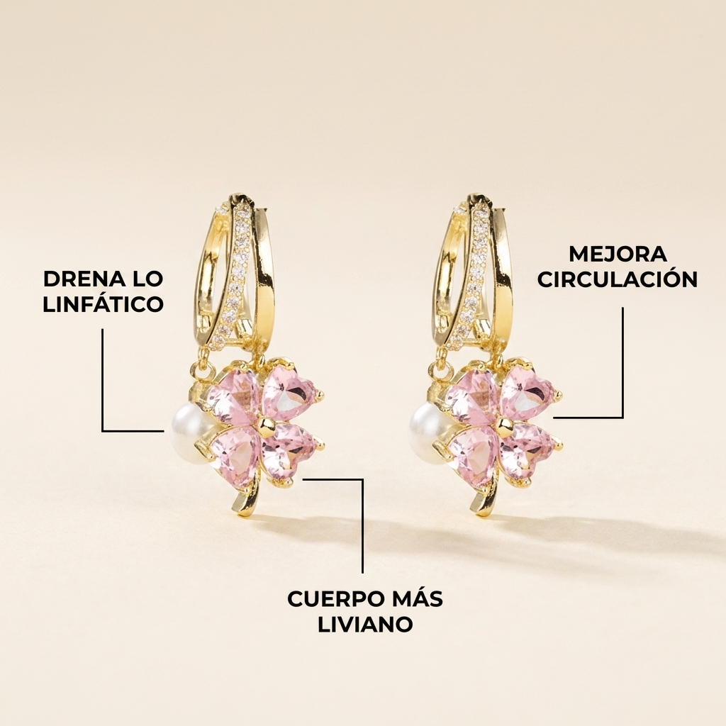 Aretes Detox Linfático | Cuerpo Más Liviano Cada Día