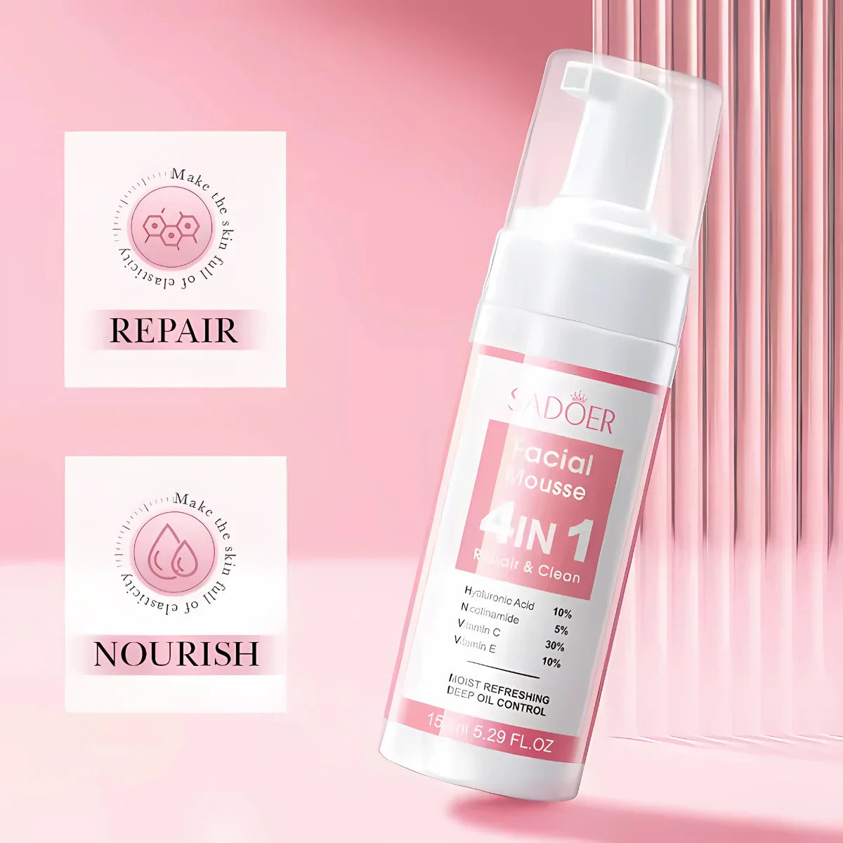 Espuma de Limpieza Facial Sadoer Q10