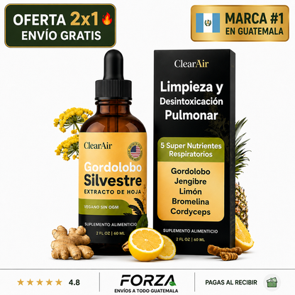 Aire Claro™ Detox Pulmonar – Apoyo Respiratorio para Fumadores