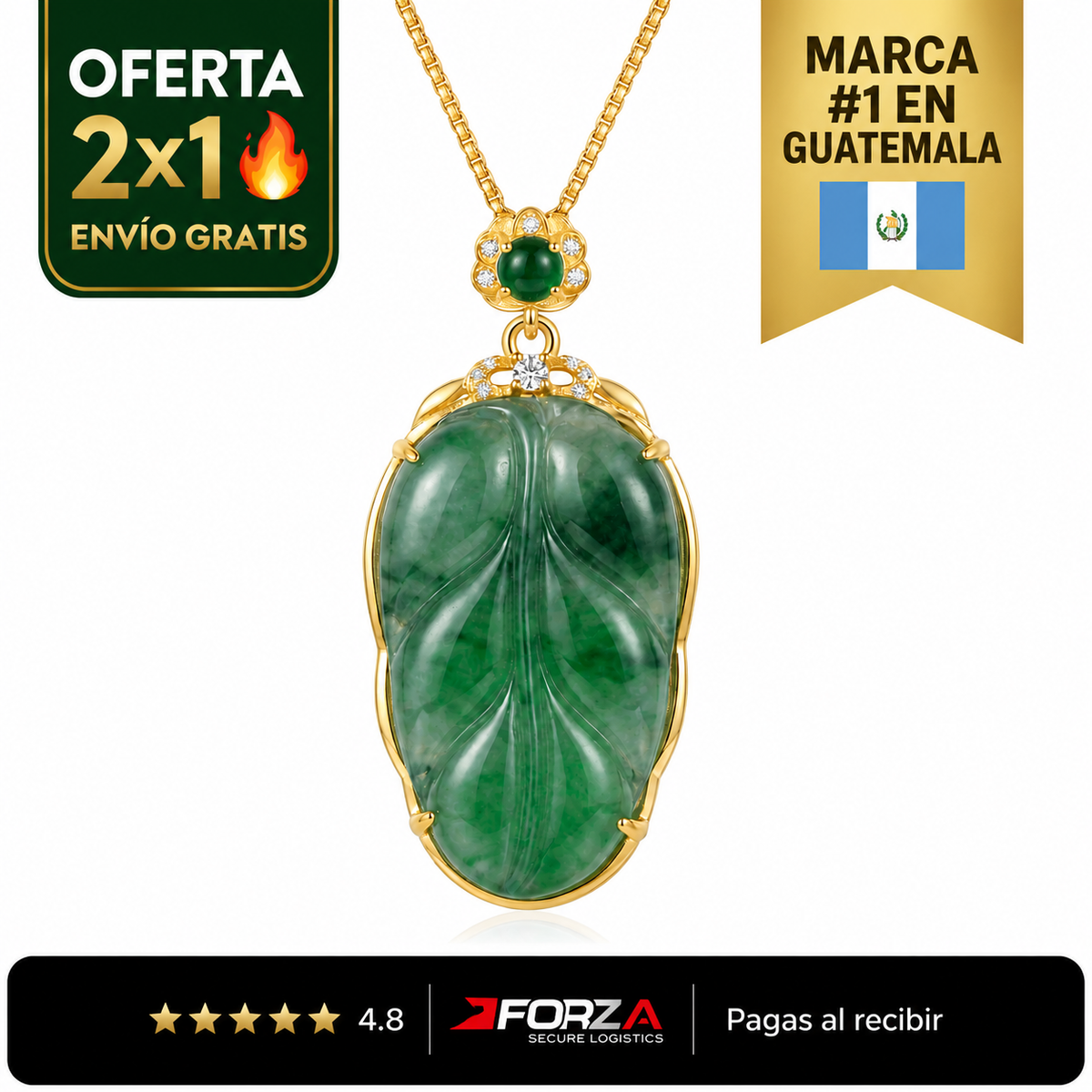 Collar de Jade de la Fortuna – Piedra Milenaria que Atrae Prosperidad
