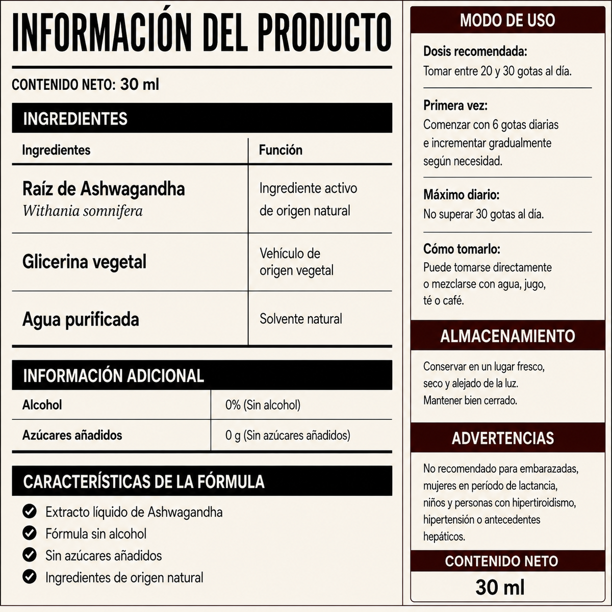 Ashwagandha en Gotas – Tu Calma Gota a Gota