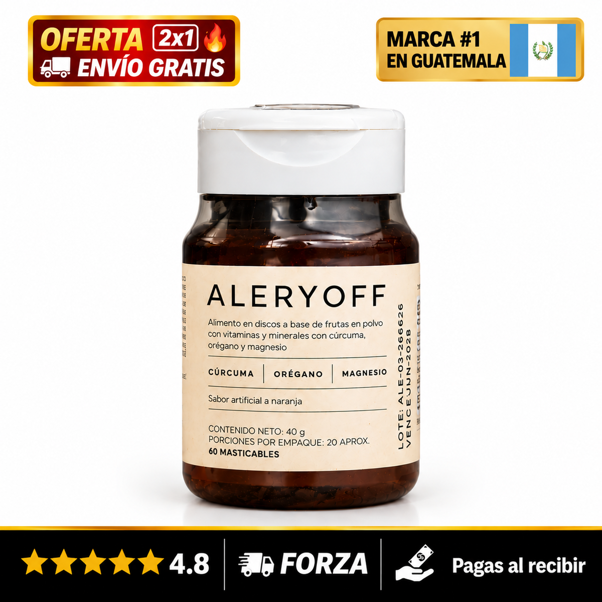 AleryOff – Suplemento Funcional para tus Alergias