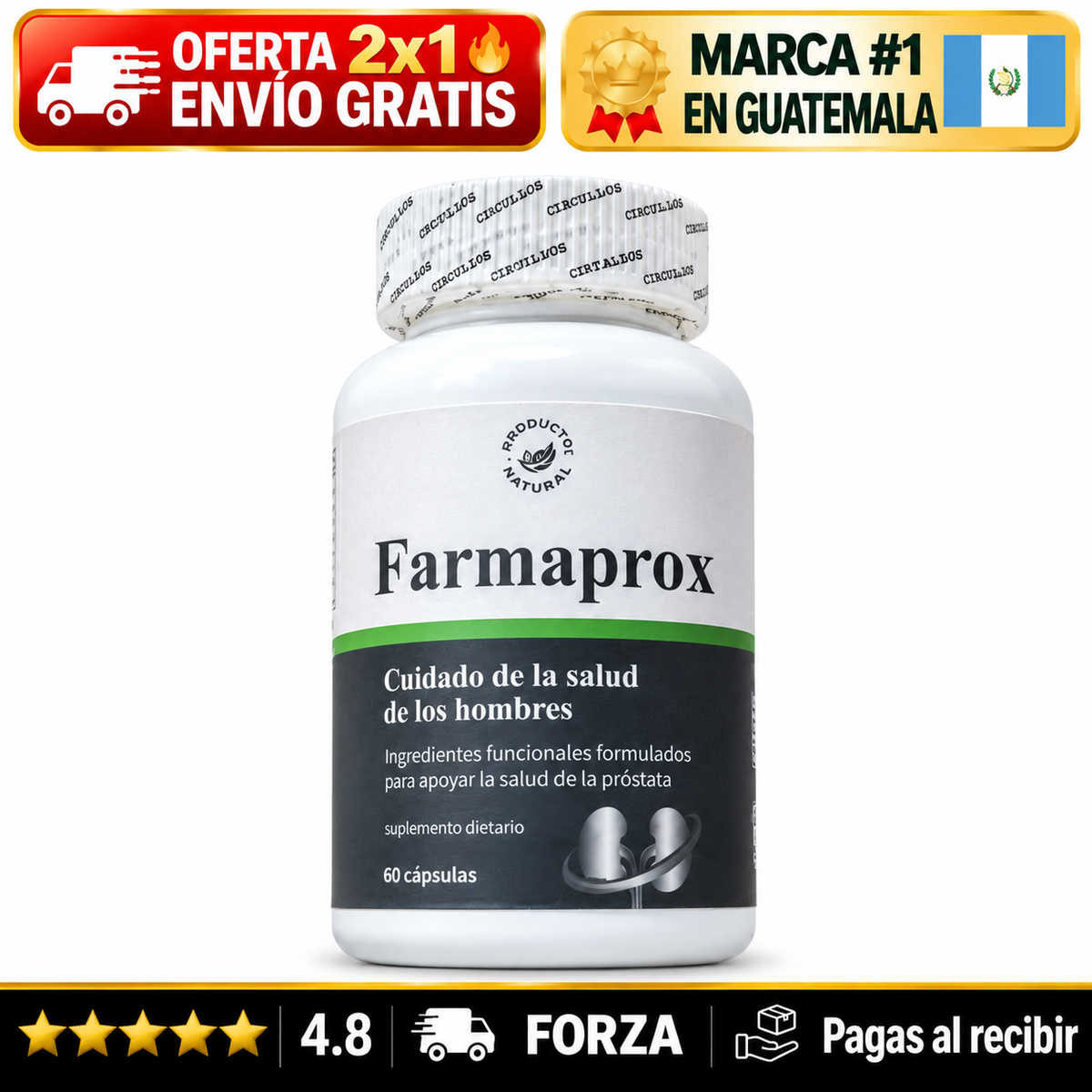 FarmaProx – Cuidado de la Próstata y Confort Urinario · 45+
