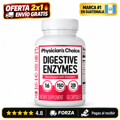 Enzimas Digestivas – Menos Hinchazón, Más Ligereza