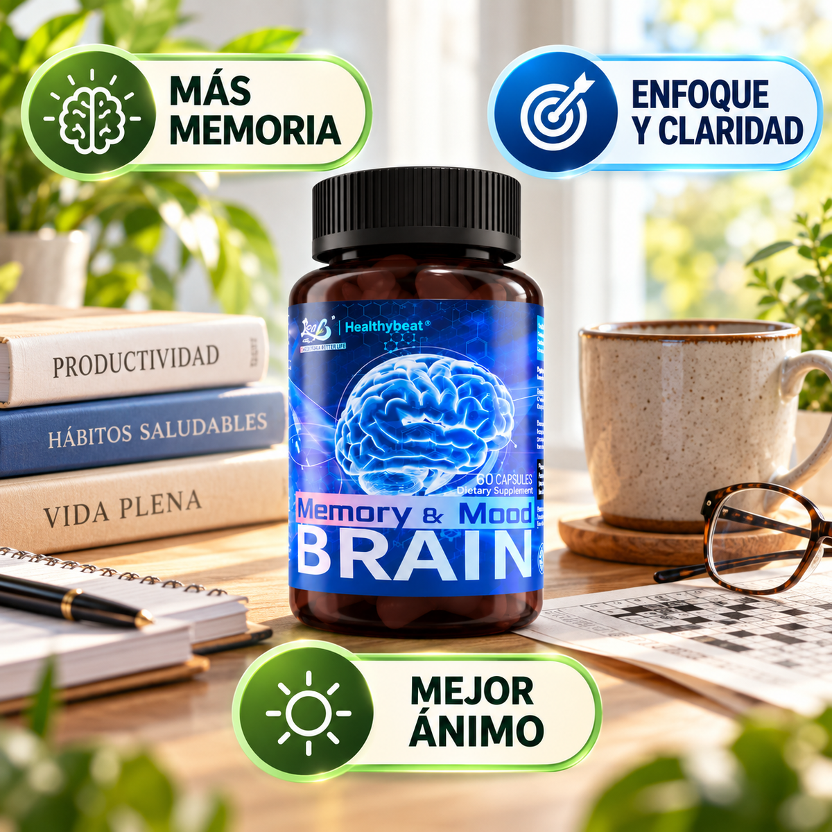 Memory & Mood – Memoria, Concentración y Ánimo +40