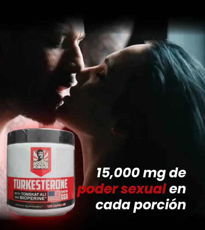 Turkesterone | Potencia Natural para Crecer y Rendirse al Máximo (60 cápsulas).